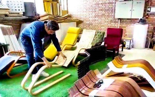 صادرات صندلی به عراق، قطر و عمان توسط مددجوی کارآفرین کمیته امداد
