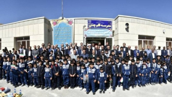 مدرسه 6 کلاسه بنیاد قلمچی در روستای هروی تبریز افتتاح شد