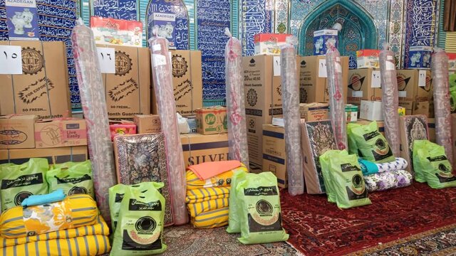 ۵۰ سری جهیزیه توسط گروه جهادی شهید زینالدین به نیازمندان اهدا شد
