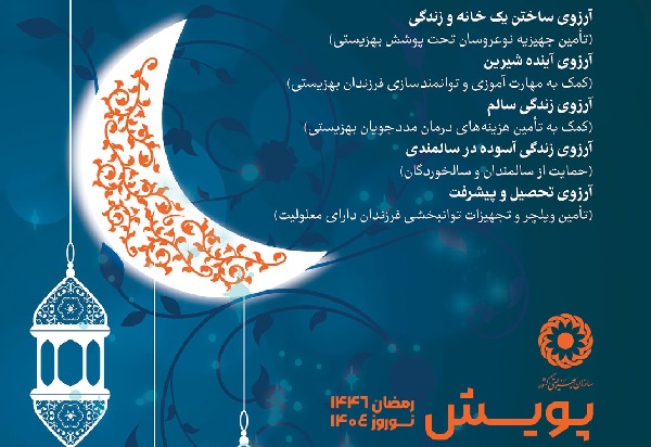اجرای پویش «مثبت ماه» همزمان با ماه مبارک رمضان و نوروز ۱۴۰۴