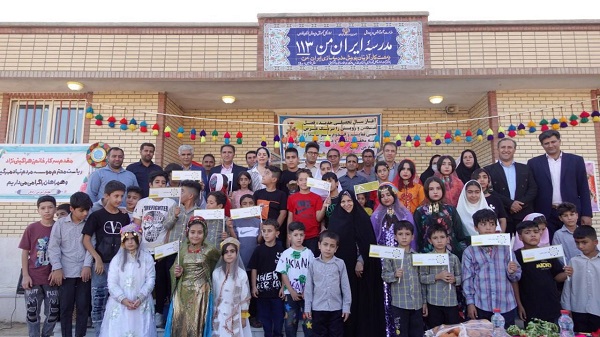 «مدرسه ایران من ۱۱۳» با کمک مؤسسه مهر گیتی در استان فارس افتتاح شد