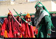 تعزیه‌ای که بازیگران دارای معلولیت جسمی و حرکتی آن را اجرا کردند