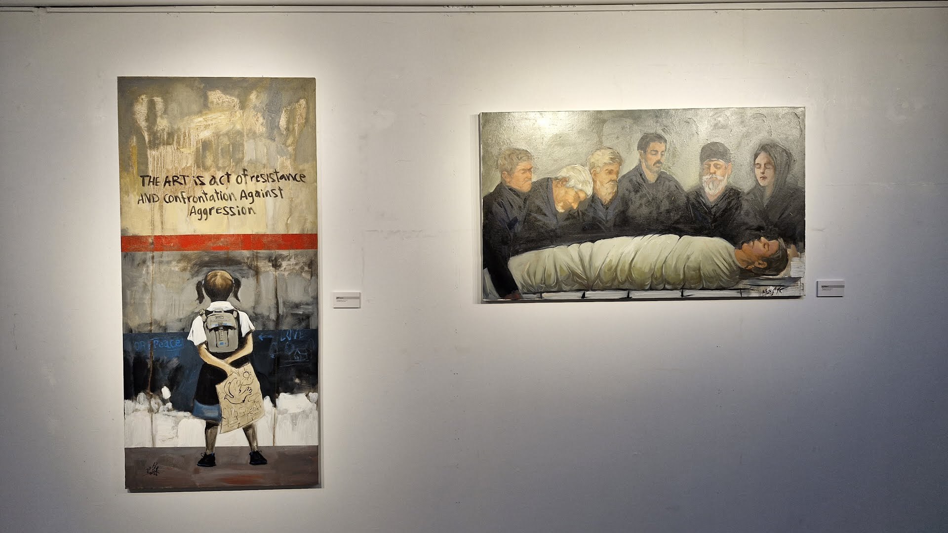 هنرمندان عراقی، یاد نقاشِ شهیدِ ایران را  گرامی داشتند