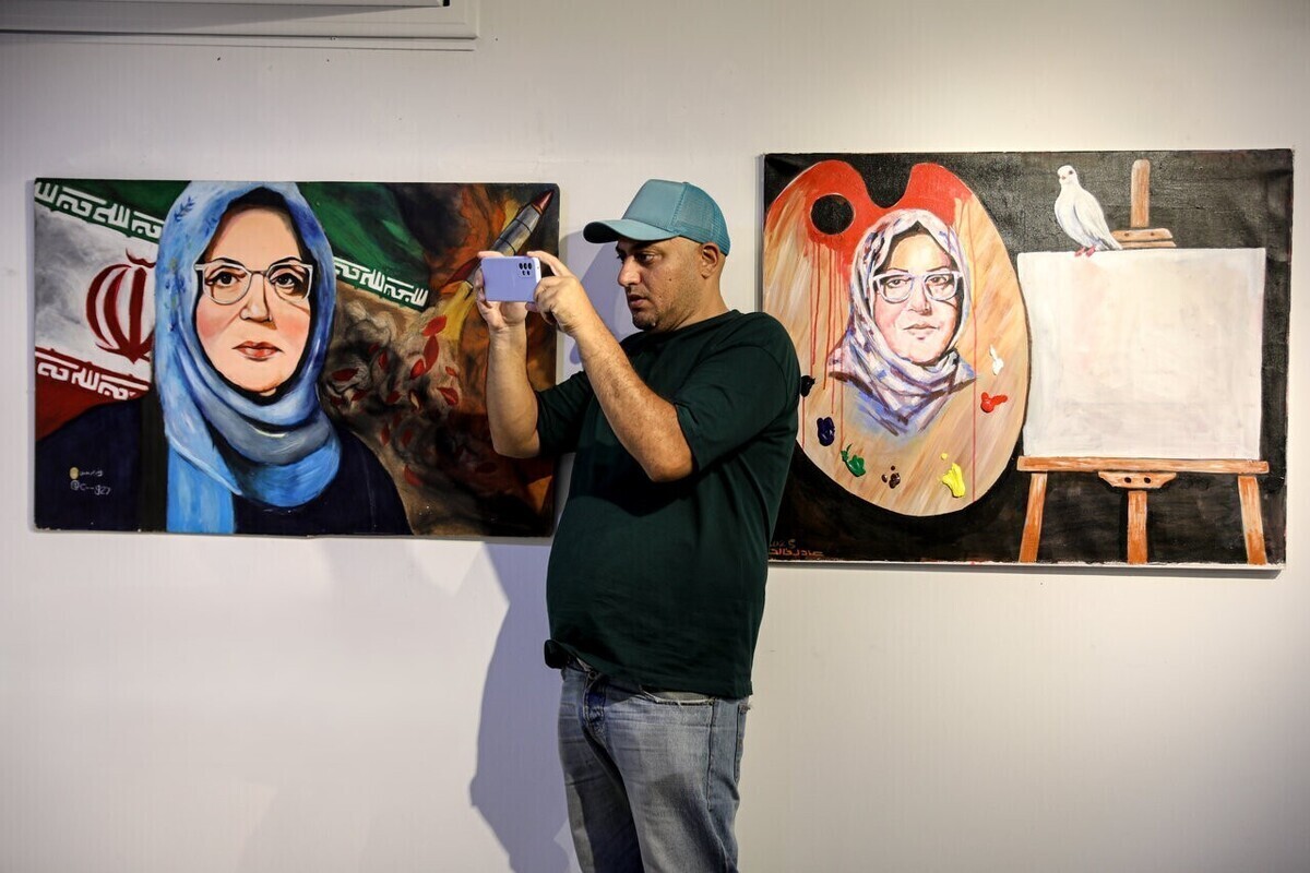 هنرمندان عراقی، یاد نقاشِ شهیدِ ایران و شهدای دفاع ۱۲ روزه را گرامی داشتند