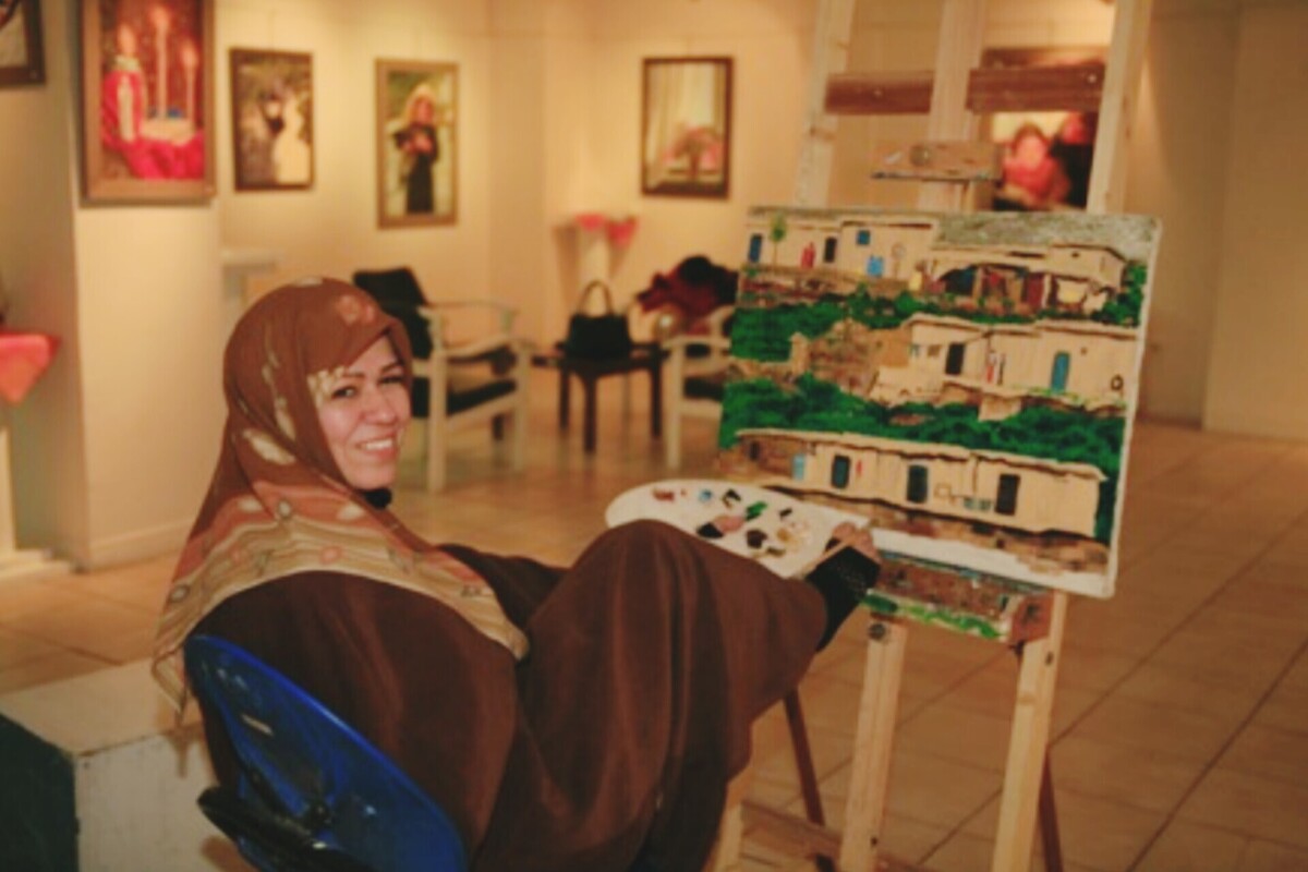نمایشگاه نقاشی زهره اعتضادالسلطنه؛ نقاش برجسته دارای معلولیت نهم آبان افتتاح میشود