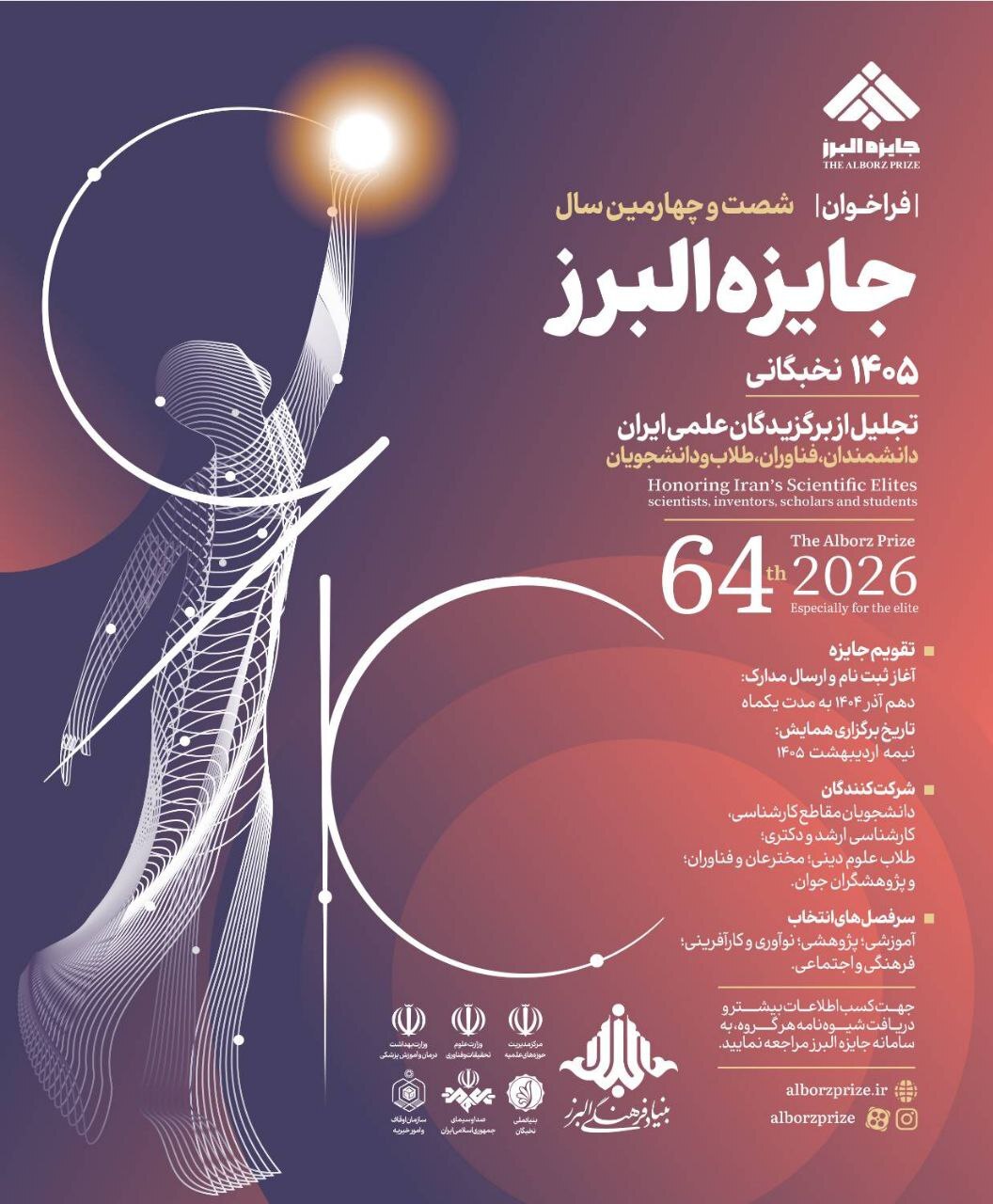 فراخوان نخبگانی شصتوچهارمین سال جایزه البرز منتشر شد فراخوان نخبگانی شصتوچهارمین سال جایزه البرز منتشر شد