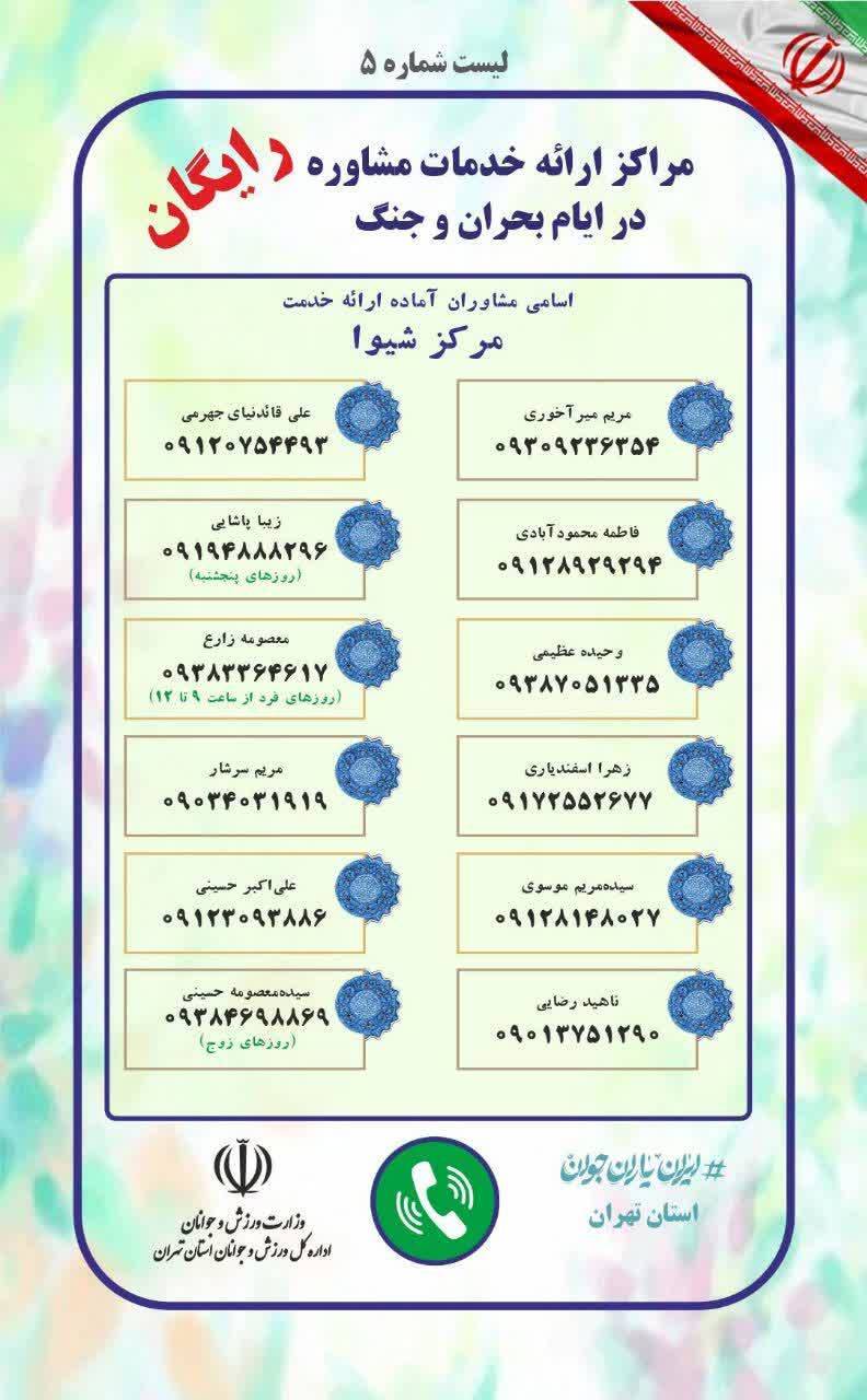عبور امن از روزهای جنگ با کمک روانشناسان داوطلب عبور امن از روزهای جنگ با کمک روانشناسان داوطلب