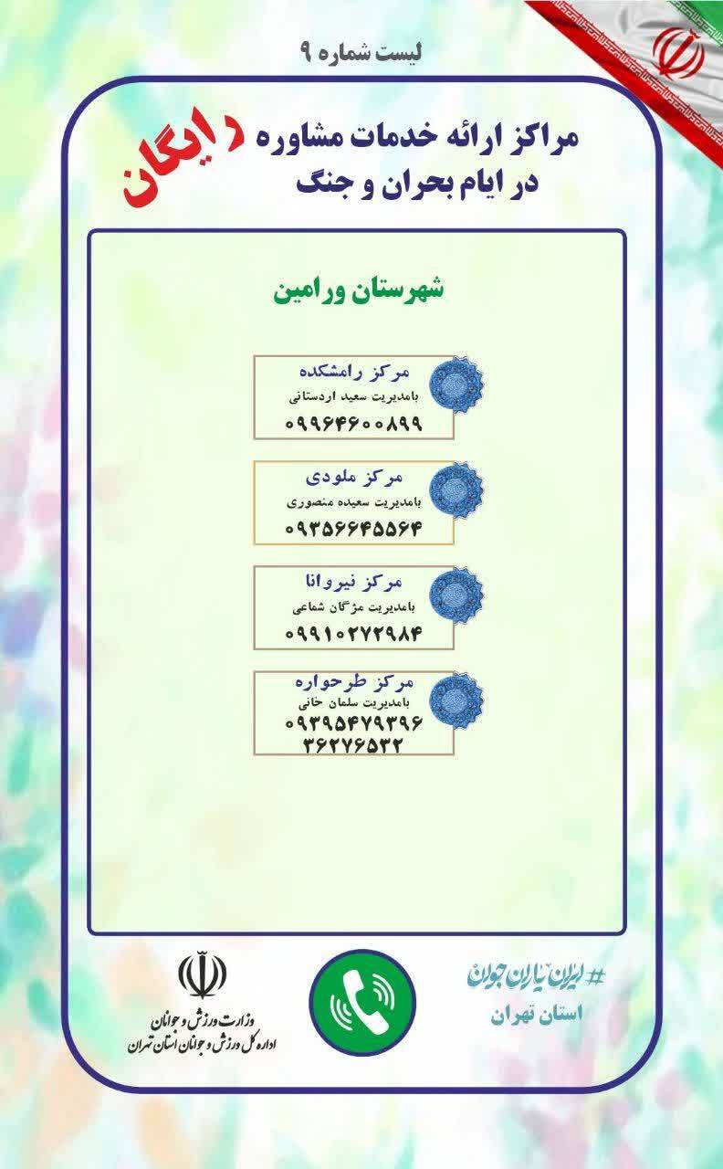 عبور امن از روزهای جنگ با کمک روانشناسان داوطلب عبور امن از روزهای جنگ با کمک روانشناسان داوطلب