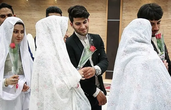 برگزاری جشن ازدواج ۱۱۰ زوج جوان به همت خیریه «غدیر» در قم