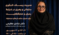 کارگاه «مدیریت ریسک و تاب‌آوری سازمانی» ویژه مدیران سمن‌ها برگزار می‌شود